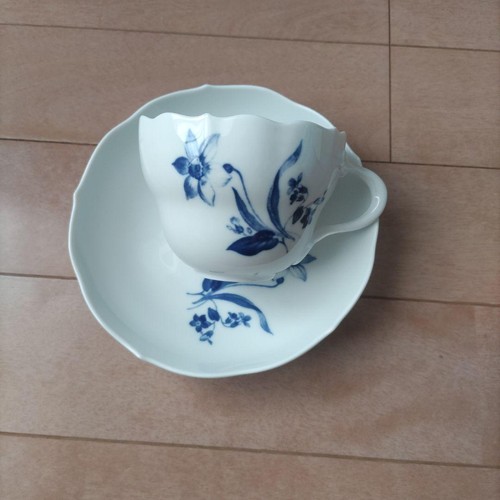 Tazza piattino meissen fiori - e,
