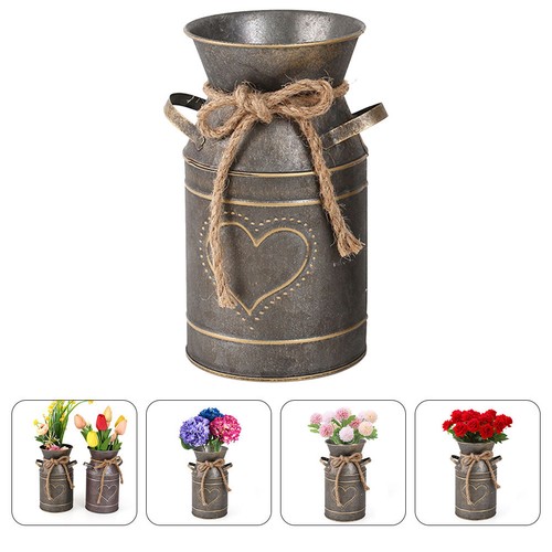 Vaso secchio ferro - vaso,
