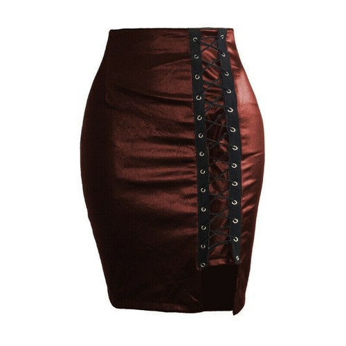Gonna mini pizzo finta - in,