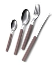 Servizio di Posate da Tavola in Acciaio Sky Nocciola Eme 24 pezzi
