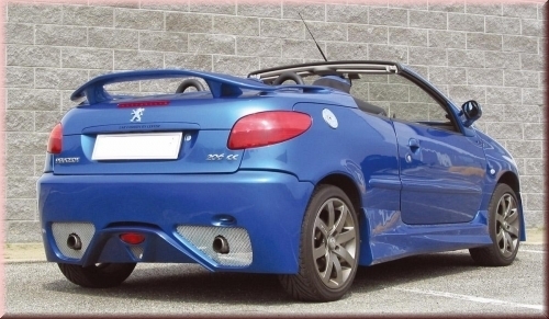 Paraurti posteriore tuning