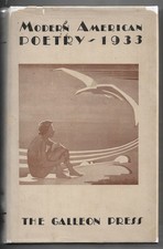 MODERN AMERICAN POETRY - 1933
