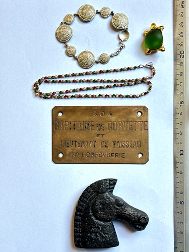 Ancien lot bijoux vitrine - lot,