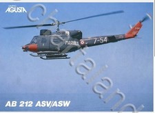 ELICOTTERO Agusta Bell AB212 ASV-ASW 1984 (eng) Brochure - DVD