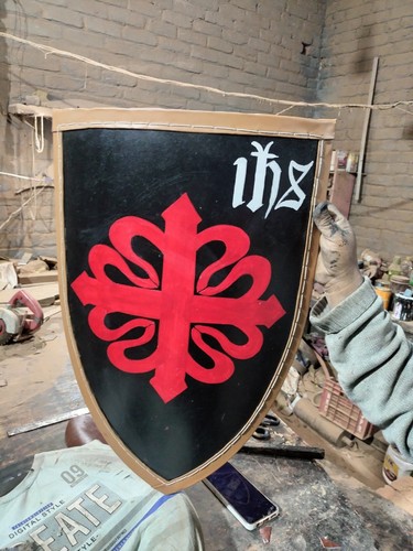 Wooden sheild cosplay item - wooden,