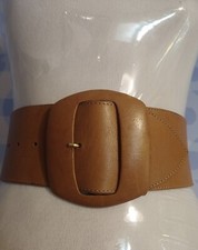 BELT leather cintura vintage woman MOSCHINO tg.80 cm made in Italy RARE