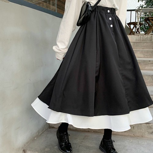 Ragazza stile preppy gonna - ragazza,