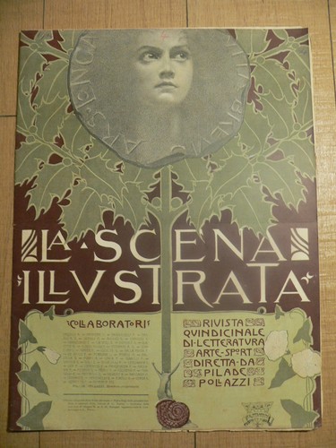 Rivista scena illustrata - rivista, n