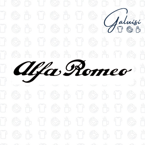 Adesivo alfa romeo - alfa, per