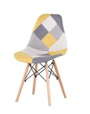 SET 2 SEDIE PATCHWORK TESSUTO