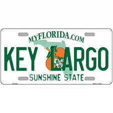 Insegna in metallo Key Largo