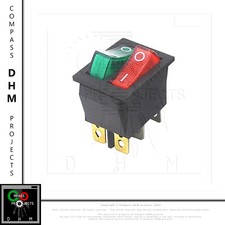 Interruttore quadro doppio led