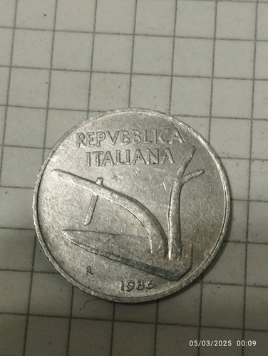 Moneta rep italiana 10 - da,