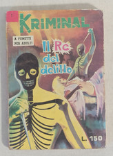 KRIMINAL n.1 aut. 6325 prima edizione  Ed. Corno 1964  !!!