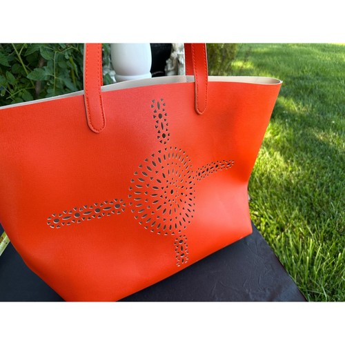 Orange laser cut geometric - cut,