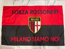 Bandiera rossonero tifosi - rossonero,