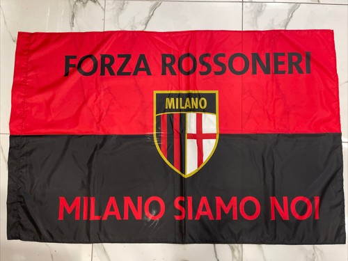 Bandiera rossonero tifosi - bandiera,