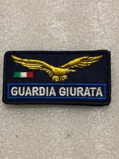 Patch ricamo guardia giurata - ricamo,