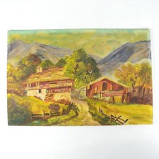 DIPINTO OLIO SU TELA PAESAGGIO