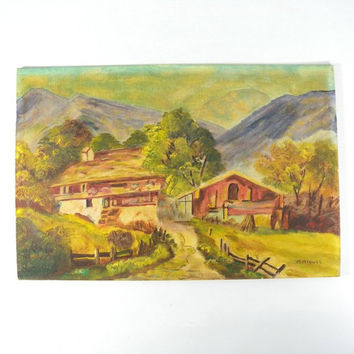 Dipinto olio tela paesaggio - dipinto,