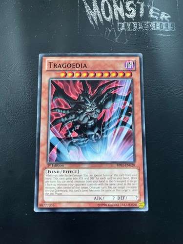 Yugioh tragoedia black rare - tragoedia,