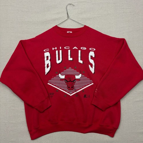 Felpa girocollo rossa - , vintage