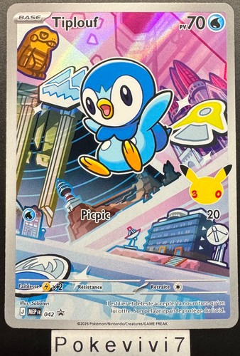 Carte pokemon tiplouf - carte, mep