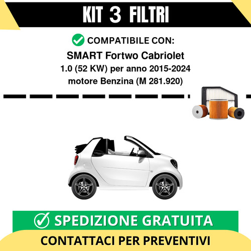 Kit filtri tagliando - kit, 3