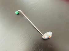 ? Mestolo per vaso amarene tipo fabbri toschi anni 70 raro pallino VERDE