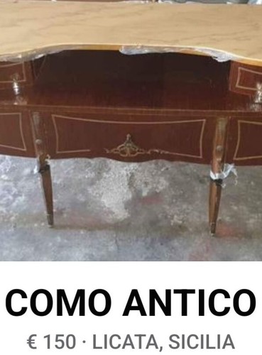 Como cassettone antico raro - cassettone,