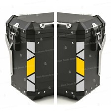 adesivi rifrangenti valigie compatibili BMW GS F650-R1250 – kit 2 pezzi 25×4 cm