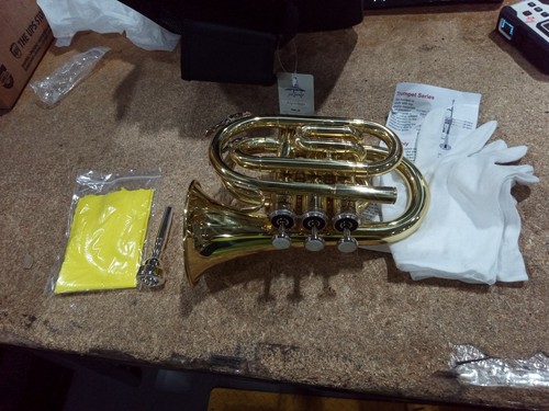 Tromba tascabile piatta - , bb