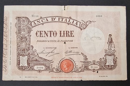 Cento 100 lire - 100, barbetti