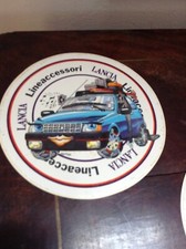 ADESIVO ORIGINALE VINTAGE LANCIA ACCESSORI Y10 DIAMETRO CM 12 