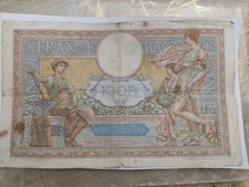 Bellissima Banconota Da 100 Franchi Francesi Del1937