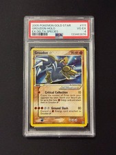 PSA 4 Groudon Gold Star