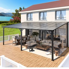 Wall mounted pergola gazebo - mounted,