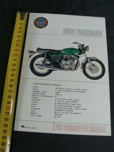 Brochure moto benelli 650 - brochure,