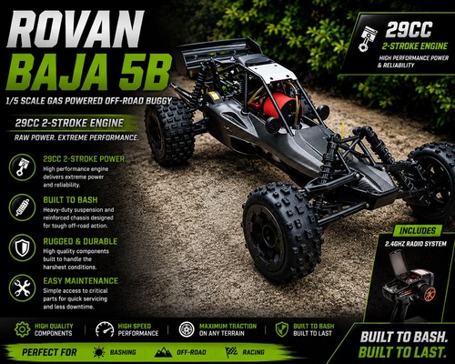 Rovan baja scala 5 - 5b, rc