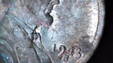 1943-s lincoln acciaio grano