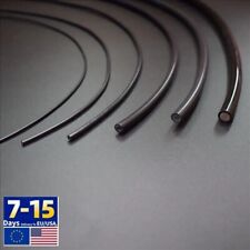 Coperchio nero super luminoso nucleo solido estremità fibra ottica brillante spessore 1~10 mm cavo