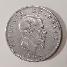 VITTORIO EMANUELE II 5 LIRE