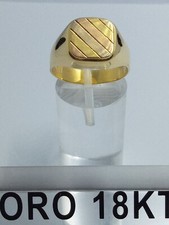 Anello in oro giallo 750 18