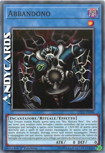 Abbandono - abbandono, (relinquished)