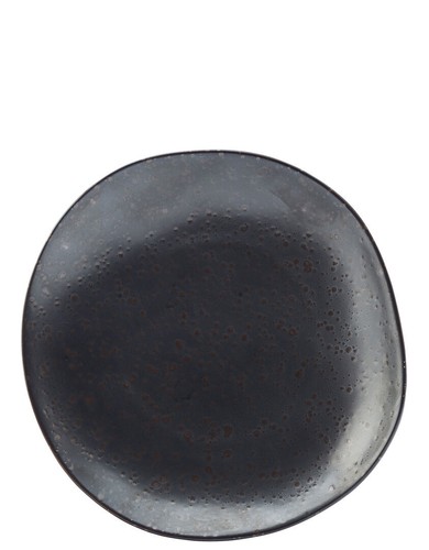 Piatto nero porcellana - piatto,