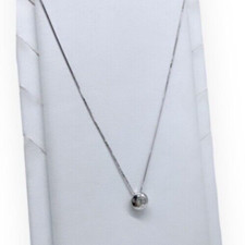 Collana donna oro bianco 18kt