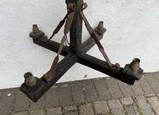 Lampadario vintage in legno 4