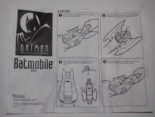 Batmobile istruzioni - batmobile,
