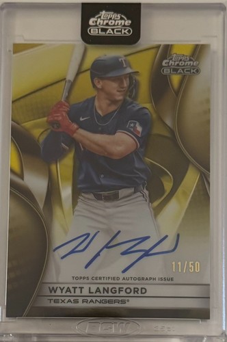 Wyatt langford topps chrome - topps,