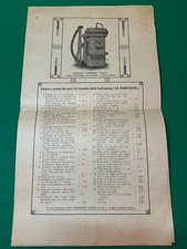 catalogo listino brochure SOLFORATRICE Torpedine Vermorel  1919 VINO